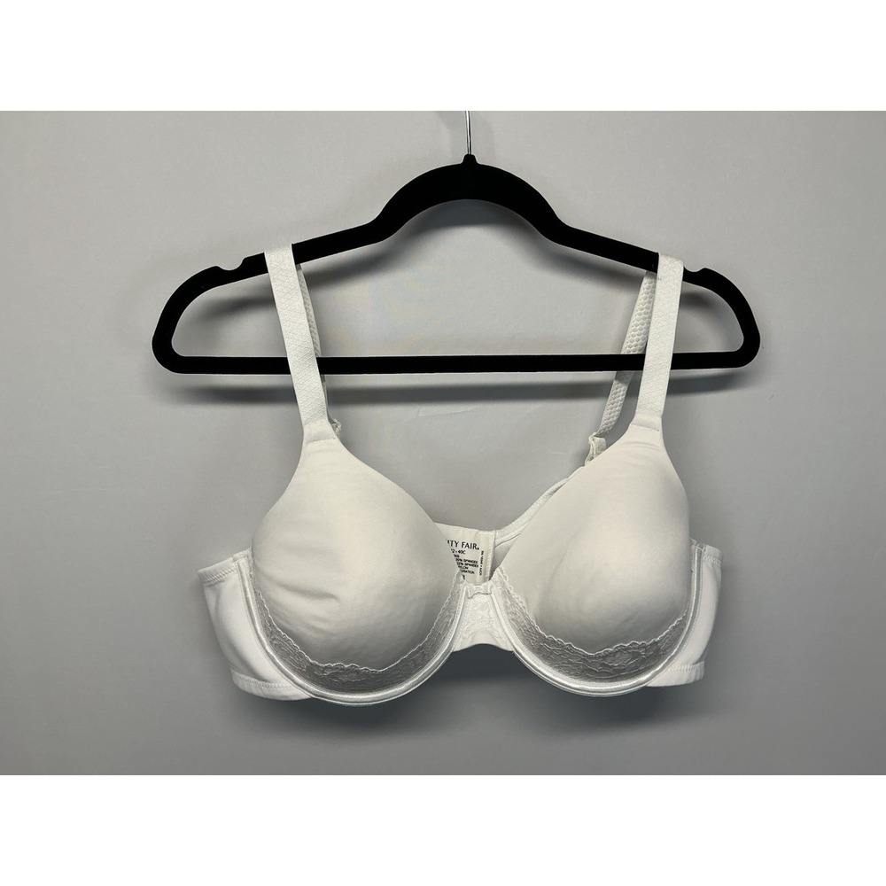 Vanity‎ Fair Back Smoother Full-Figure Underwire Bra Sz: 40C White EUC 406382